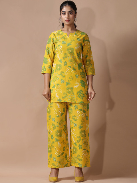 Anouk Rustic Women Floral Printed Regular Pure Cotton Co-Ords