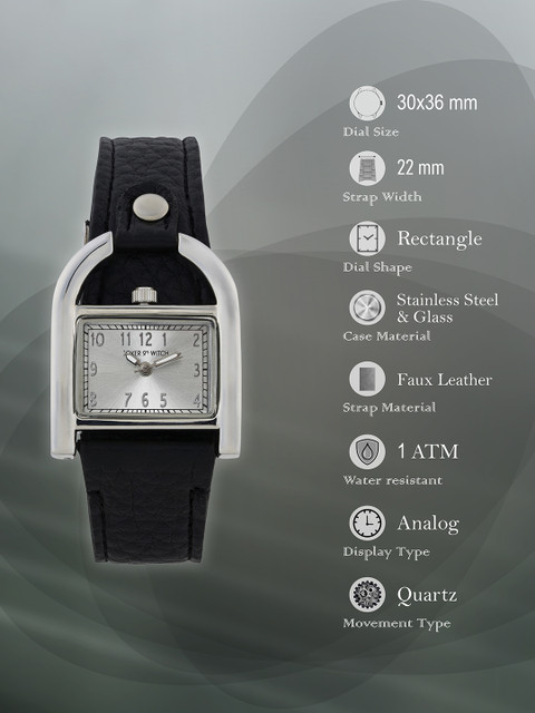 JOKER & WITCH Women Dial & Leather Straps Analogue Watch AMWW1006 - Image 6