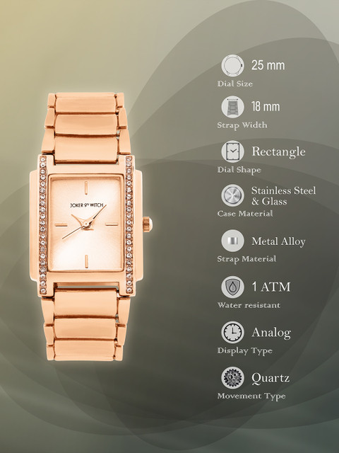 JOKER & WITCH Women Patterned Dial & Straps Analogue Watch AMWW885 - Image 6