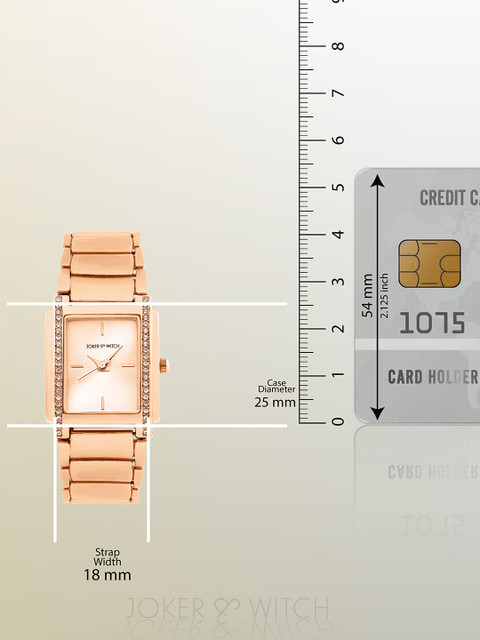 JOKER & WITCH Women Patterned Dial & Straps Analogue Watch AMWW885 - Image 7