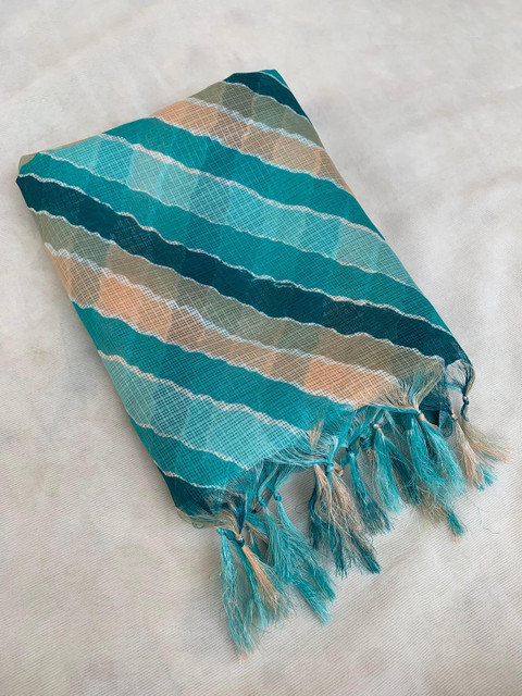 AKSHADEEP Leheriya Printed Dupatta