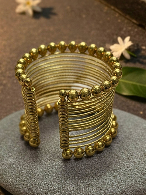 Anouk Women Handcrafted Gold-Plated Cuff Bracelet