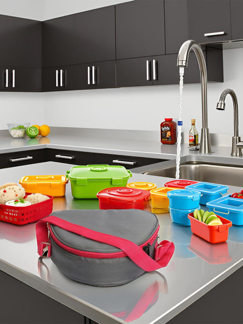 FOONTY Unisex Heart Style Waterproof Lunch Bag