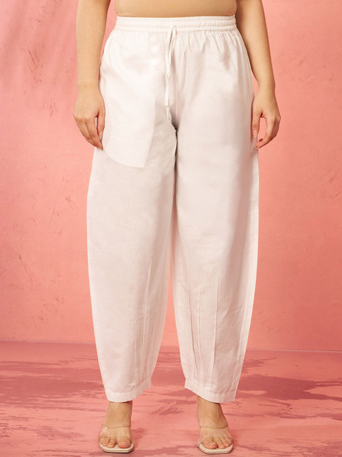 VASTRAMAY Women Cotton High-Rise Afghani Salwar