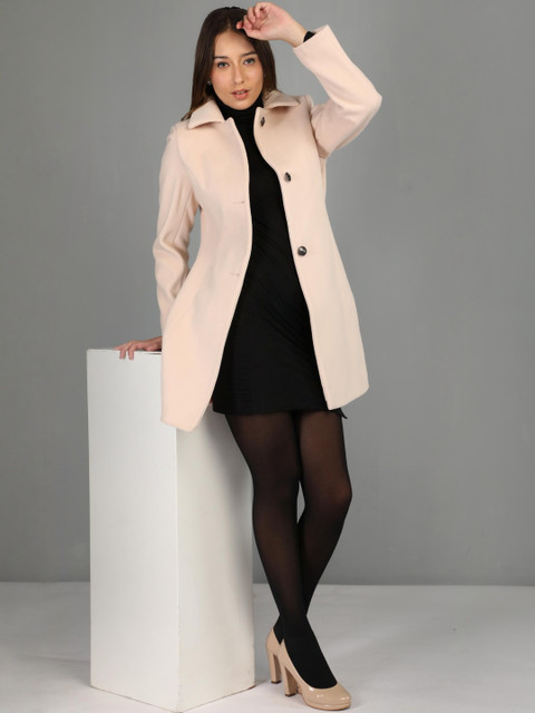 Roadster Women Solid Single Breasted Regular Fit Trench Coat - Image 6