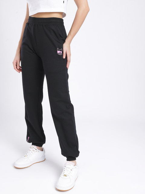 glitchez Women Brand Logo Printed Joggers