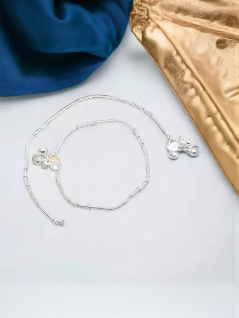 sonu select Women Silver-Plated Alloy Anklets