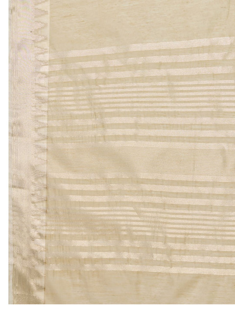 VASTRA-THE FACTORY STORE Woven Design Saree With Unstitched Blouse Piece - Image 6