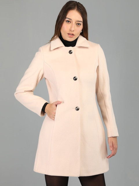 Roadster Women Solid Single Breasted Regular Fit Trench Coat - Image 5