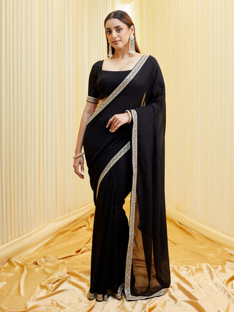 kasee Embroidered Heavy Work Saree