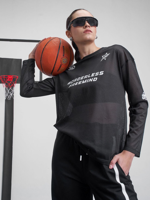 Street By Tokyo Talkies Typography Printed Round Neck Regular Fit T-shirt