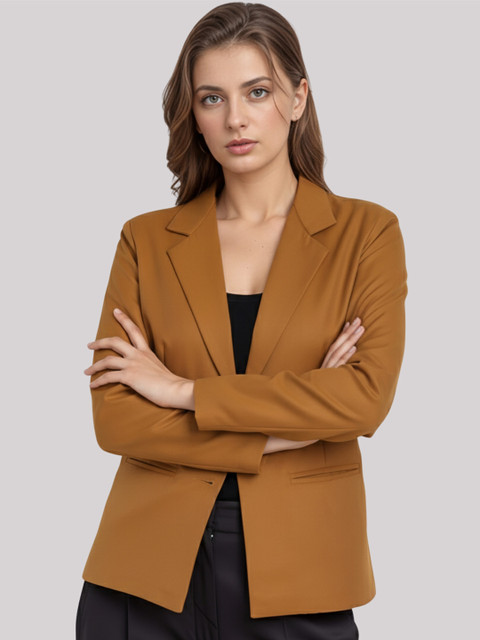 Moda Rapido Notched Lapel Single-Breasted Formal Blazer