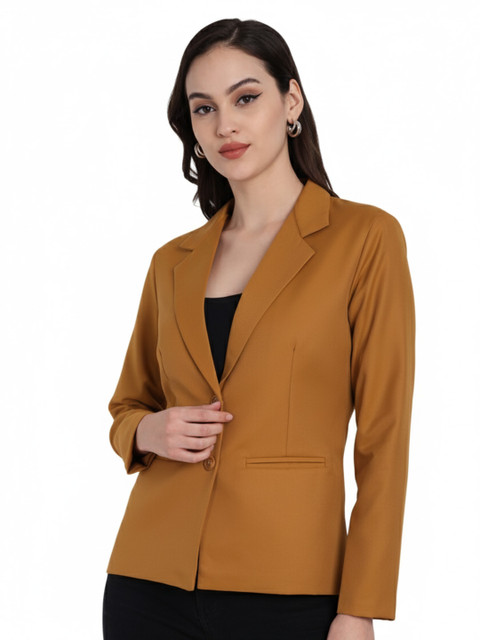 Moda Rapido Notched Lapel Single-Breasted Formal Blazer