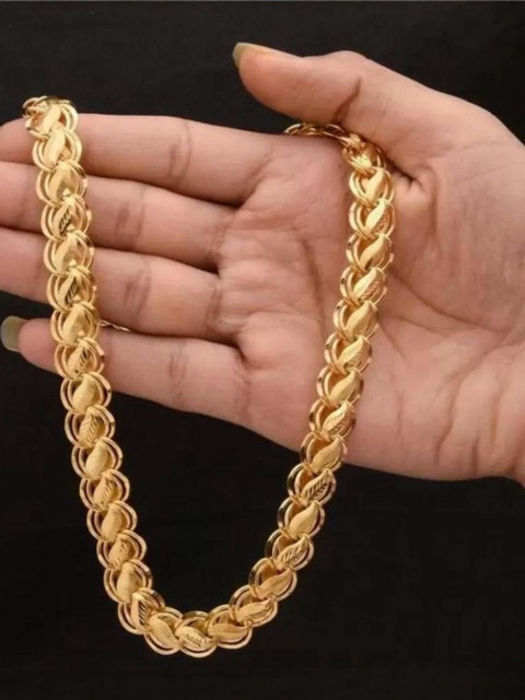 fashion fusion collection Unisex Gold-Plated Statement Link Chain