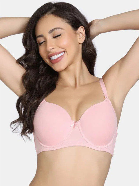 Zivame Medium Coverage Lightly Padded T-shirt Bra
