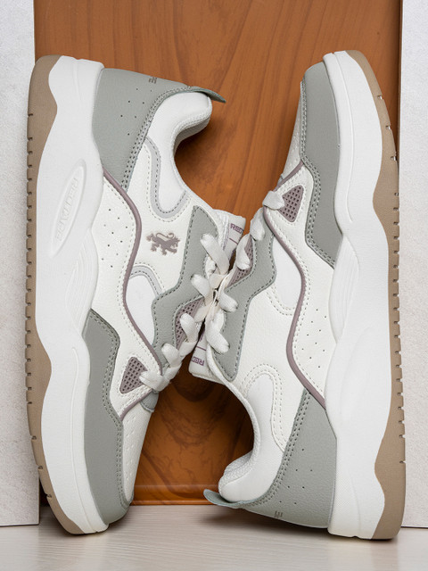 Red Tape Down Town Dapper Women Colourblocked PU Sneakers