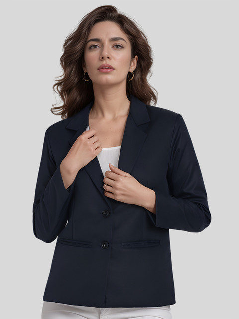 Moda Rapido Notched Lapel Single-Breasted Casual Blazer