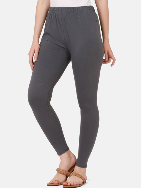 VANSIRI Pack Of 3 Pure Cotton Slim-Fit Ankle-Length Leggings - Image 3