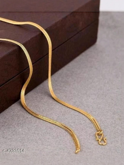 fashion fusion collection Unisex Gold-Plated Minimal Chain