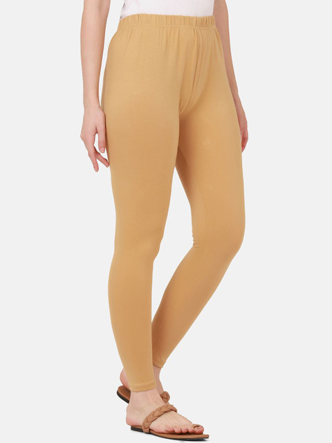 VANSIRI Pack Of 3 Pure Cotton Slim-Fit Ankle-Length Leggings - Image 4