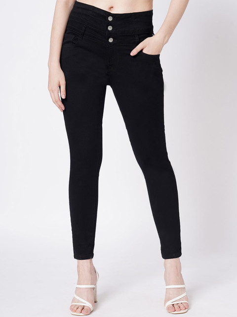 Kraus Jeans Women Super Skinny Fit Mid-Rise Jeans