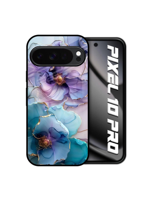 QRIOH Floral Printed Google Pixel 10 Pro 5G Silicone Back Case Mobile Accessories