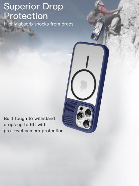 Karwan Unisex Mag-Safe iPhone 14 Pro Solid Back Case - Image 3