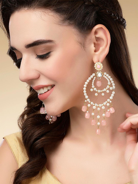 KARATCART Contemporary Drop Earrings