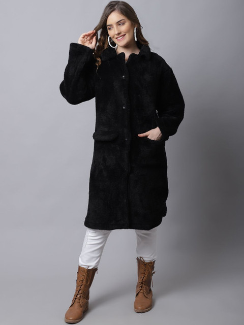 CORSICA Women Faux Fur Lightweight Longline Tailored Jacket