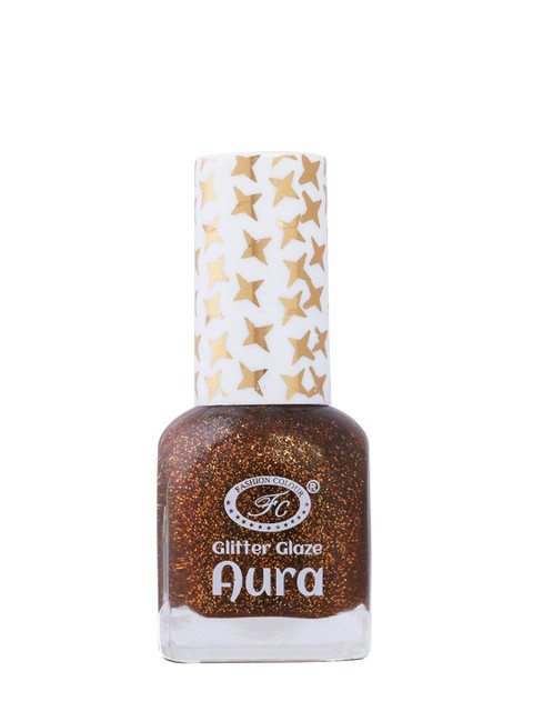 Fashion Colour Aura Glitter Glaze Nail Polish- 12 ml- Shade- 4413 - Image 2