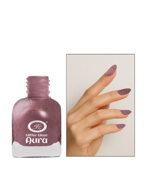 Fashion Colour Aura Glitter Glaze Long Lasting Nail Polish - 12 ml - Shade 4431 - Image 2