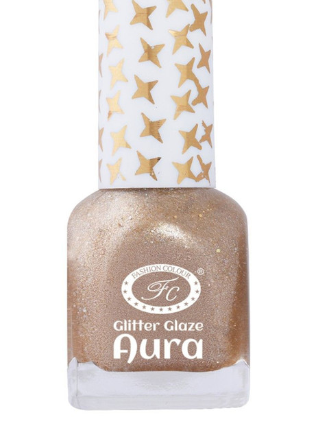 Fashion Colour Aura Glitter Glaze Nail Polish- 12 ml- Shade- 4428 - Image 3