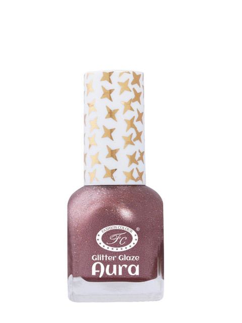 Fashion Colour Aura Glitter Glaze Long Lasting Nail Polish - 12 ml - Shade 4431