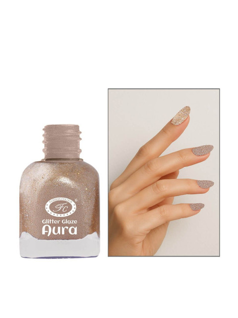 Fashion Colour Aura Glitter Glaze Nail Polish- 12 ml- Shade- 4428 - Image 2