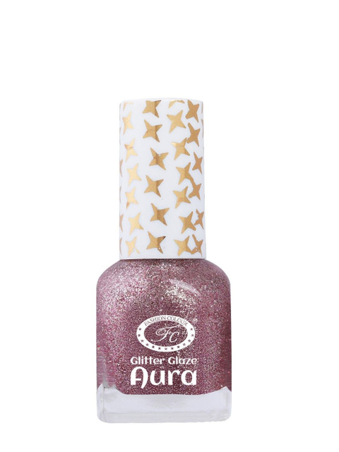 Fashion Colour Aura Glitter Glaze Long Lasting Nail Polish - 12 ml - Shade 4426