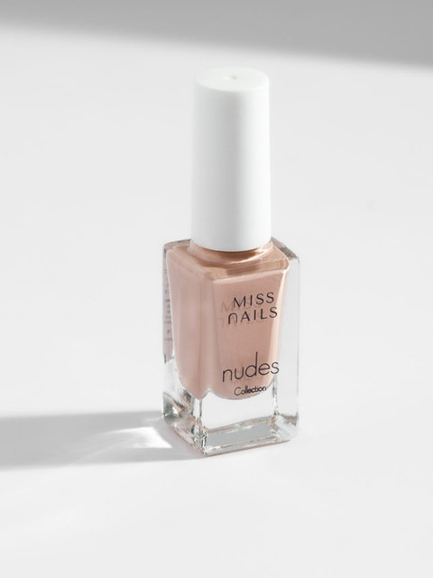 MISS NAILS Nude Collection Long Lasting Nail Polish - 6 ml Each -Cookie