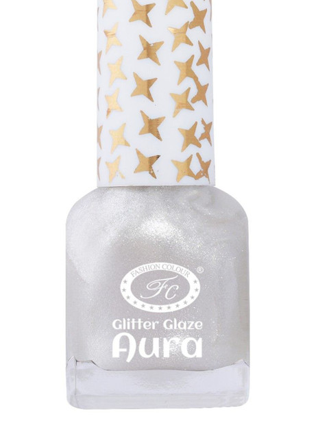 Fashion Colour Aura Glitter Glaze Nail Polish- 12 ml- Shade- 4417 - Image 3