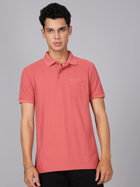 Lux Cozi Men Polo Collar Lounge T-Shirt