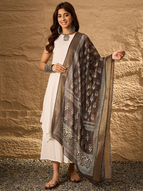 InWeave Floral Printed Dupatta