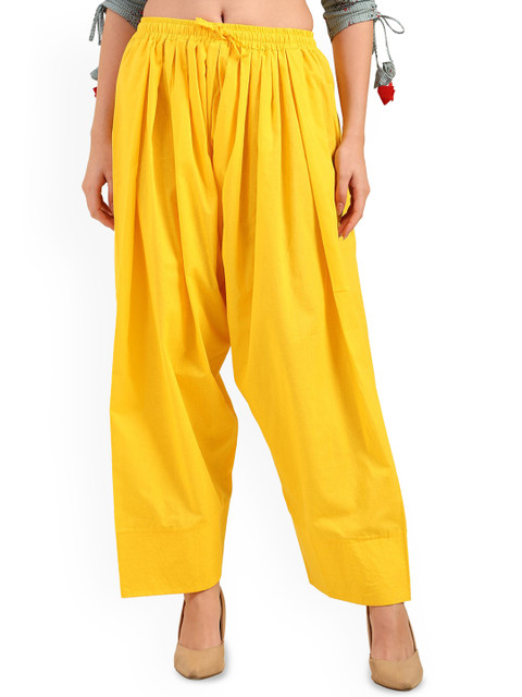 URBAN KANYA Women Mid-Rise Loose Fit Cotton Salwar