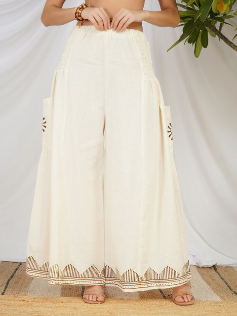 Boholyfe Women Solstice Cotton Palazzos