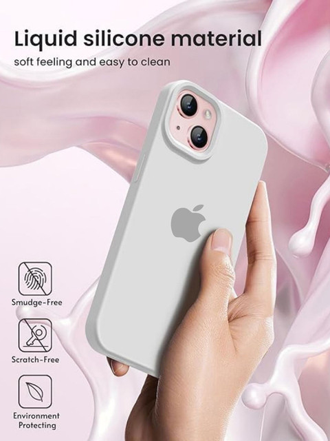 INNOPACE Unisex iPhone 14 Solid Sleek Grip Scratch & Impact Resistant Back Case - Image 5