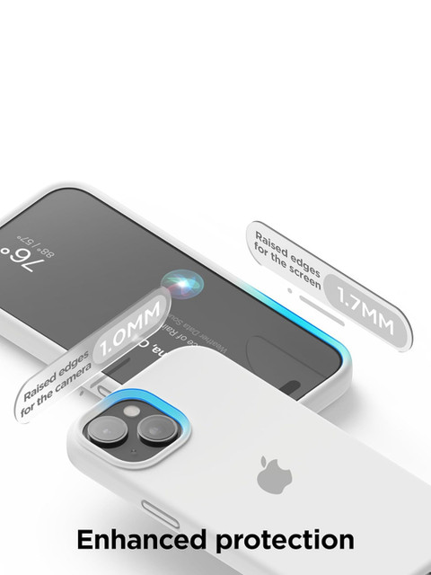 INNOPACE Unisex iPhone 14 Solid Sleek Grip Scratch & Impact Resistant Back Case - Image 4