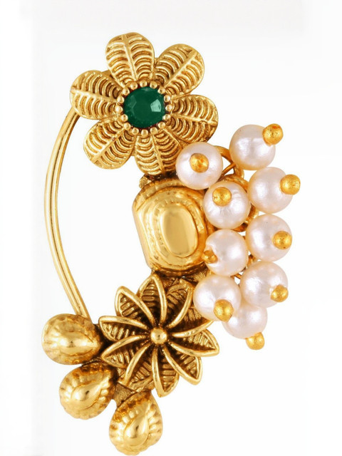 Gold Plated Alloy Nath Nose Pins