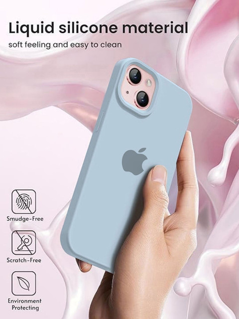 INNOPACE Unisex iPhone 13 Solid Sleek Grip Scratch & Impact Resistant Back Case - Image 4