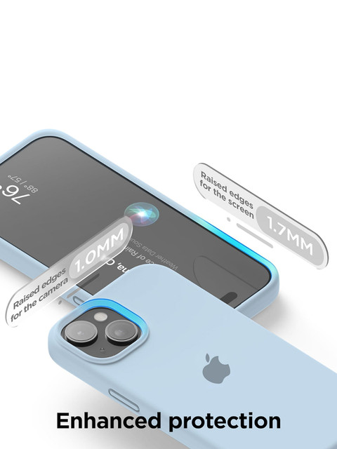 INNOPACE Unisex iPhone 13 Solid Sleek Grip Scratch & Impact Resistant Back Case - Image 5