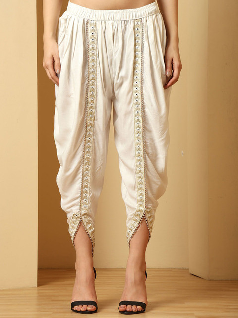 URBAN KANYA Embroidered Loose Fit Salwar