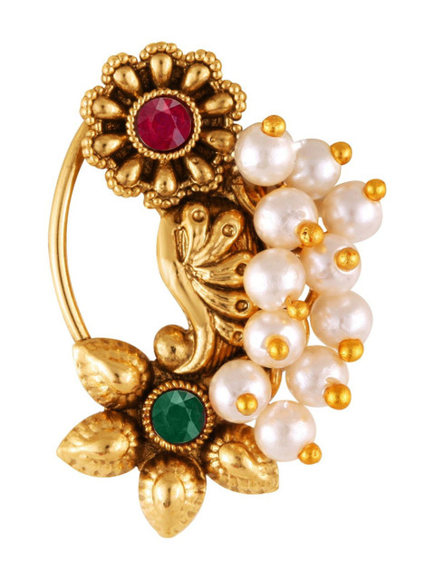 VIVASTRI Gold-Plated Nath Nosepin