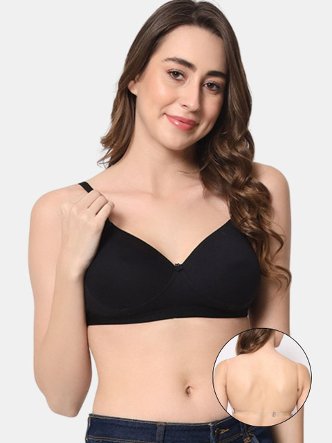 BEWILD Full Coverage Heavily Padded Detachable Straps Seamless Bra