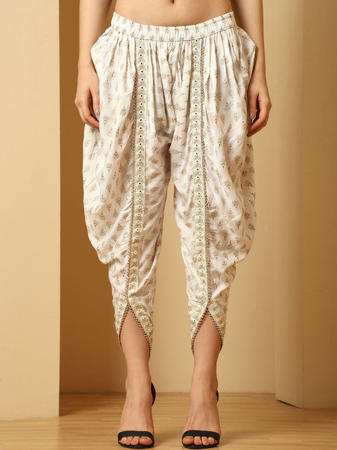 URBAN KANYA Floral Embroidered Medium Loose Fit Salwar